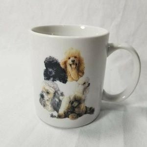 Poodle Dog Puppy Lover Coffee Mug Cup Porcelain